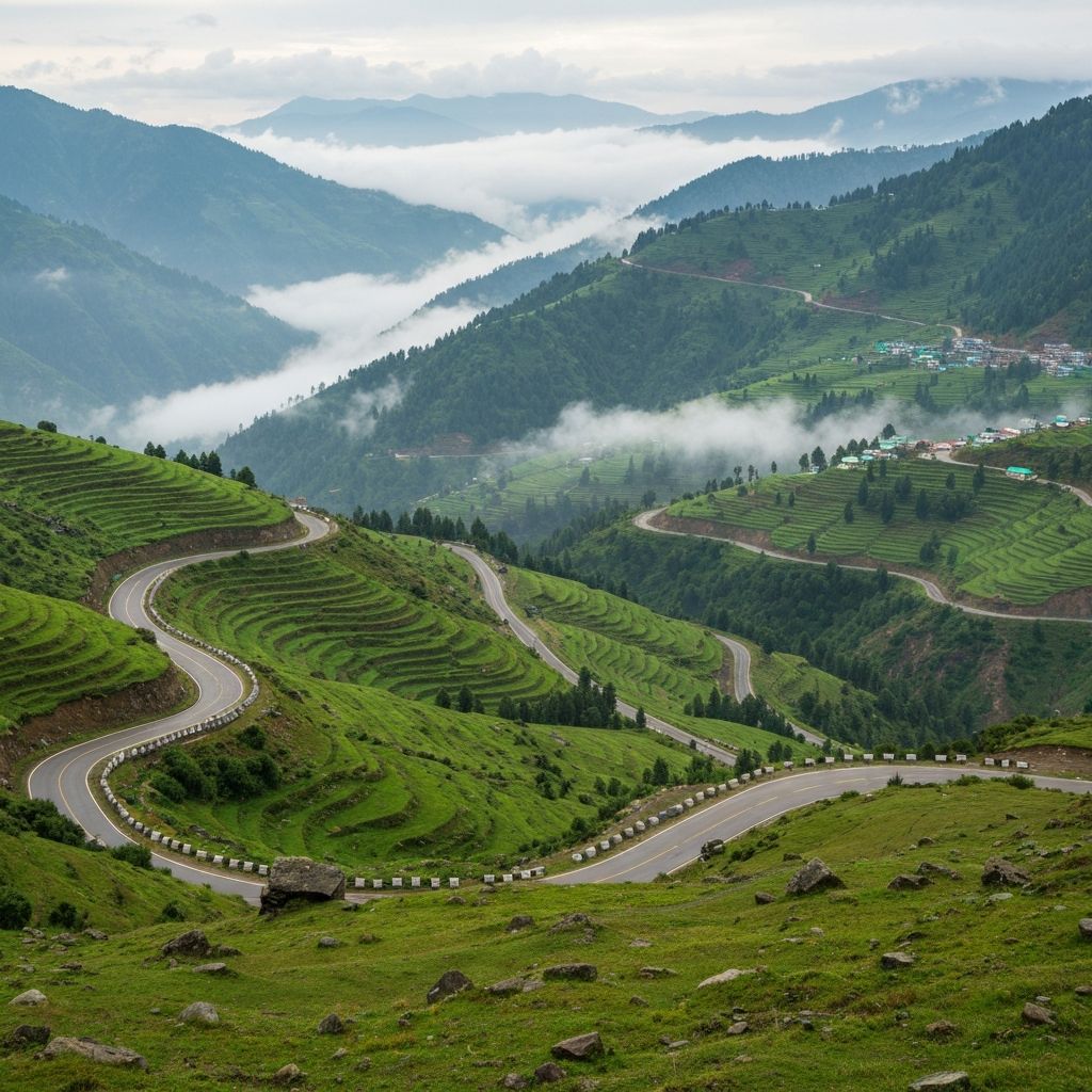 Scenic Himachal Pradesh Mountains